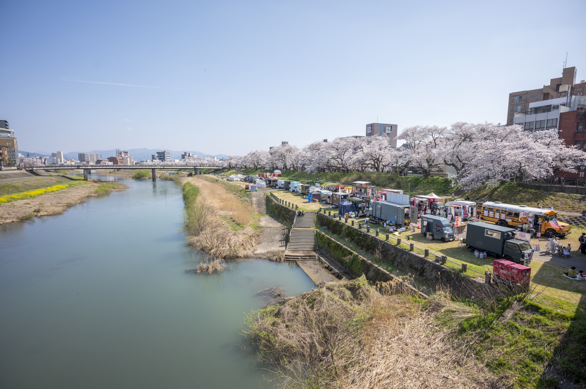 4月3日　天気：晴　九十九橋周辺