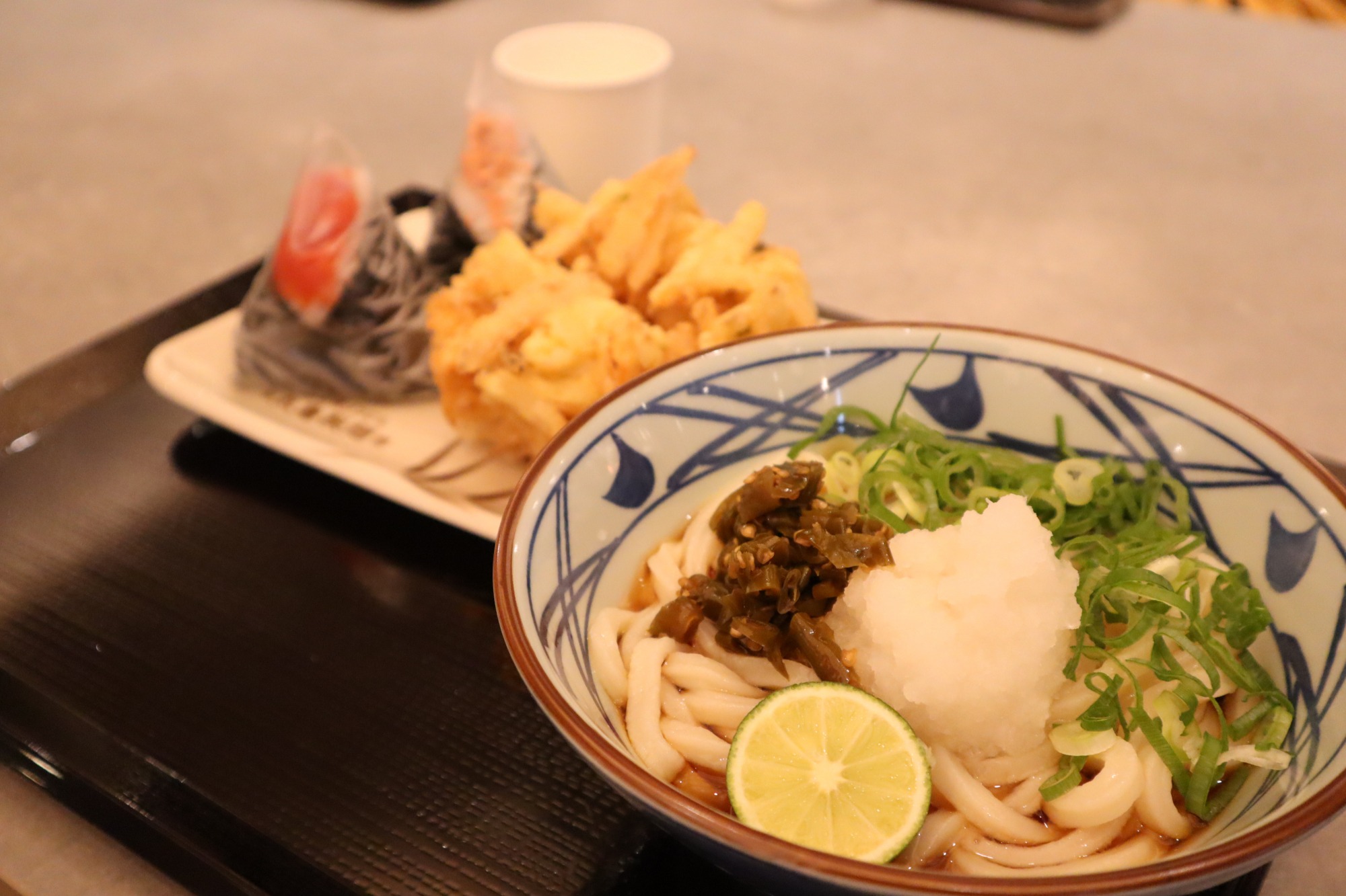 安定の味！子連れにうどんは鉄板です。