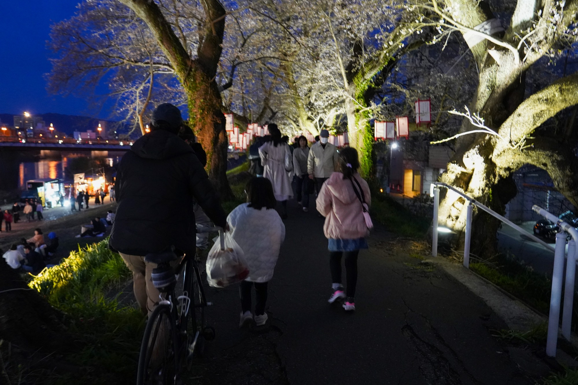 夜のお出かけ楽しいな