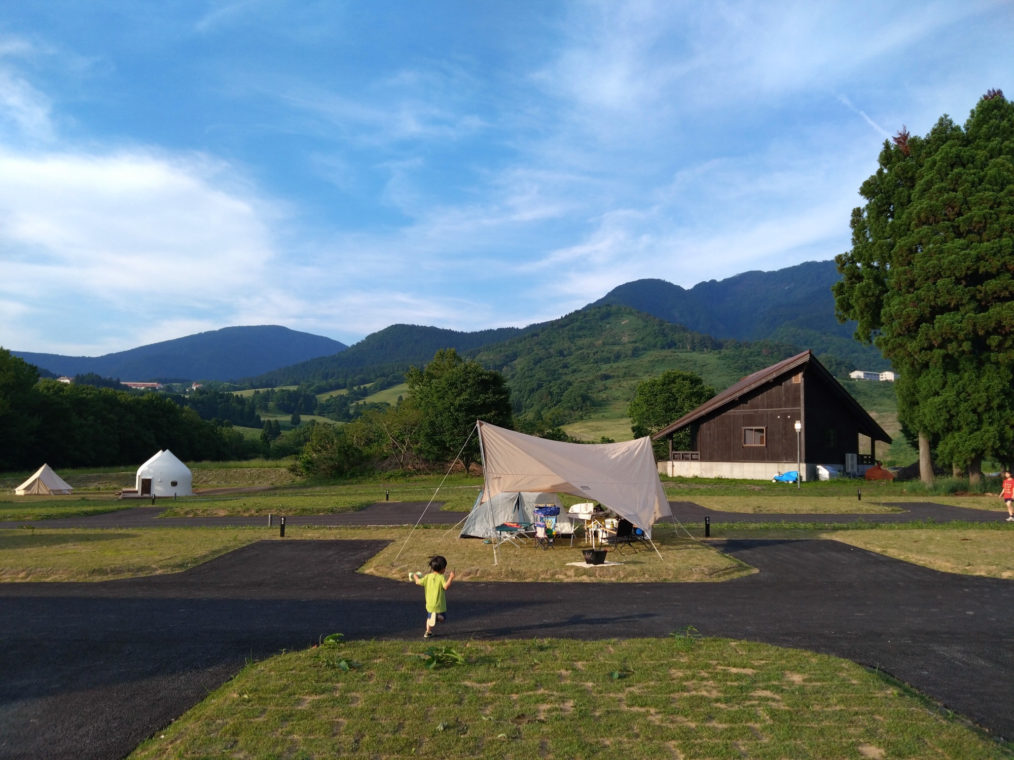 整備された道　ベビーカーでも大丈夫！