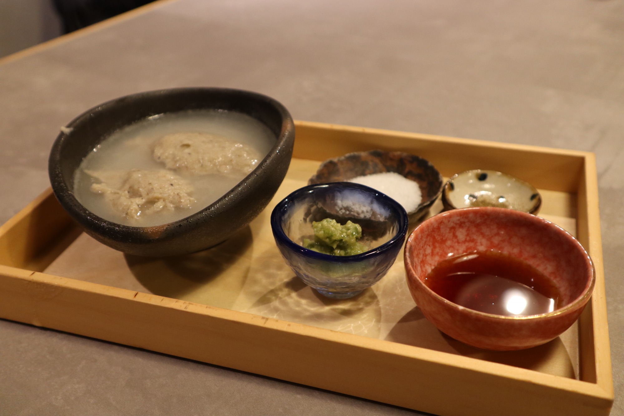 「そばがき」を発見！思わず頼んでしまいましたがこれまた美味