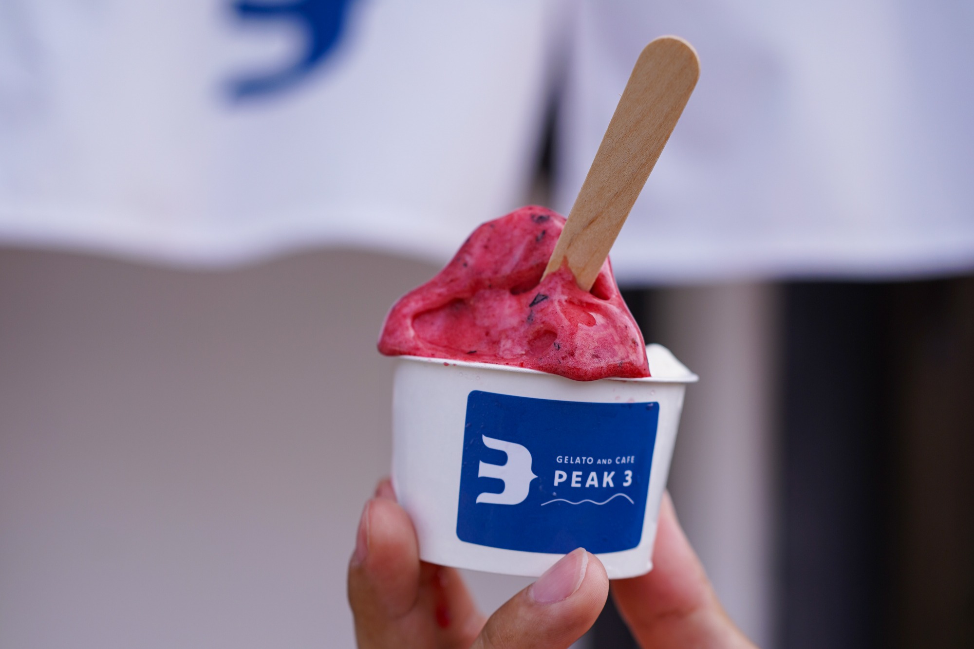 旬の果物を使用したジェラートは素材の味を感じられて絶品!