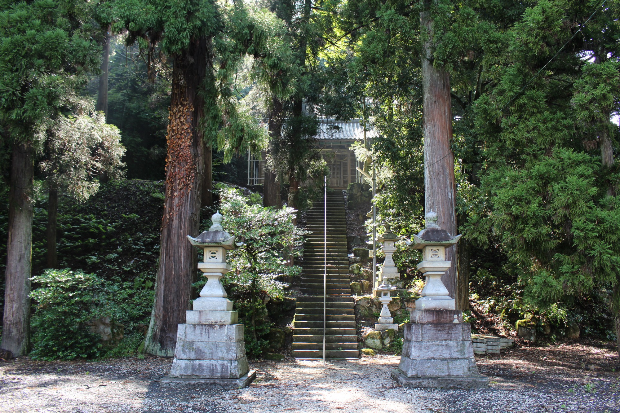 真柄景忠左馬助が鍛錬していた熊野新宮権現