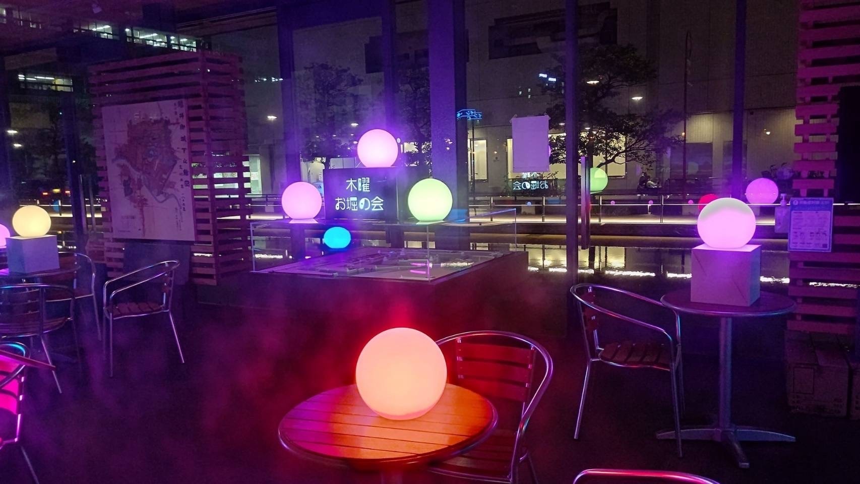 中央公園ビジターセンターライトアップ(12/25～12/27のみ）