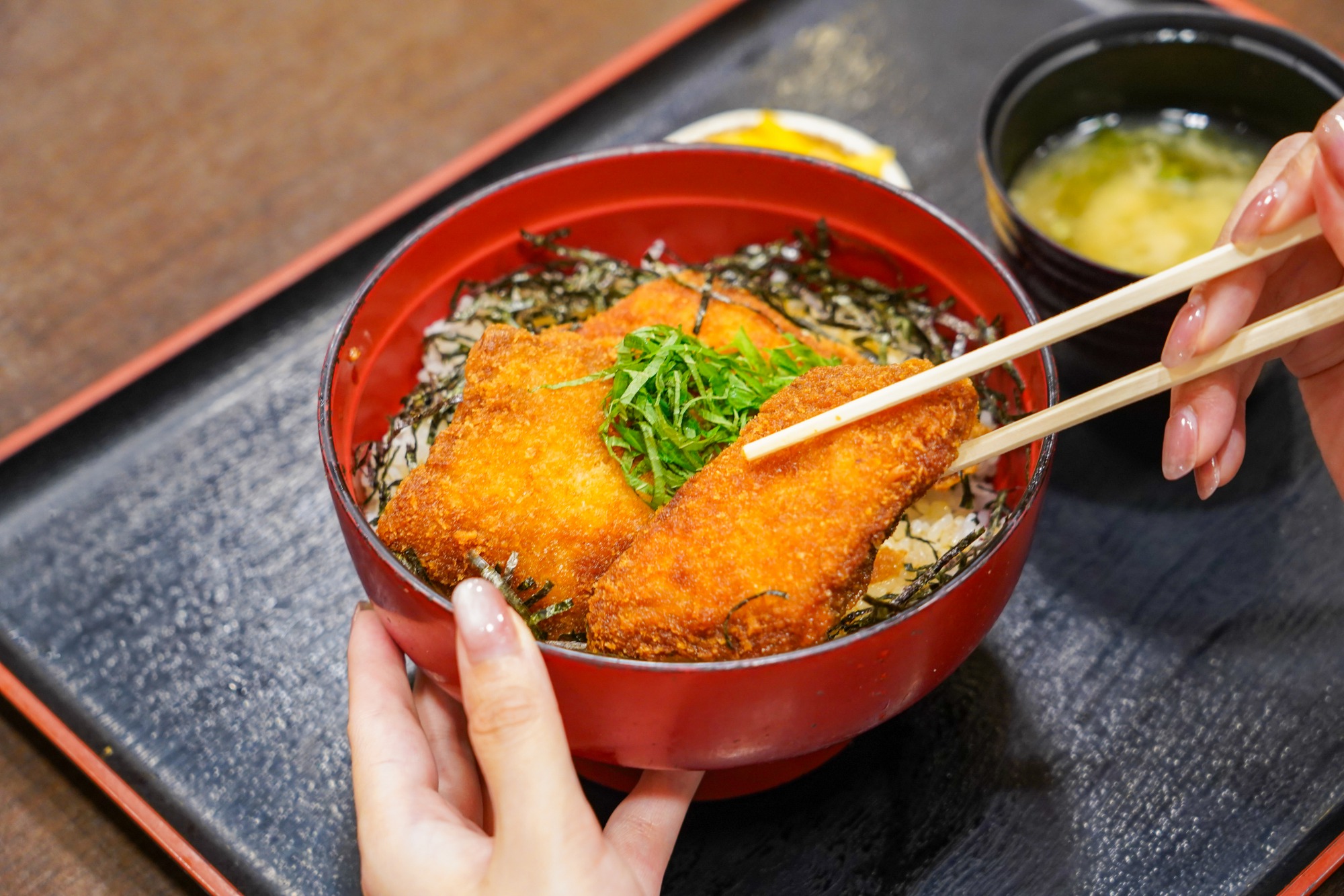 〈小南亭〉福井でも珍しい鯖カツ丼は臭みがなく、ジューシーで美味しい！