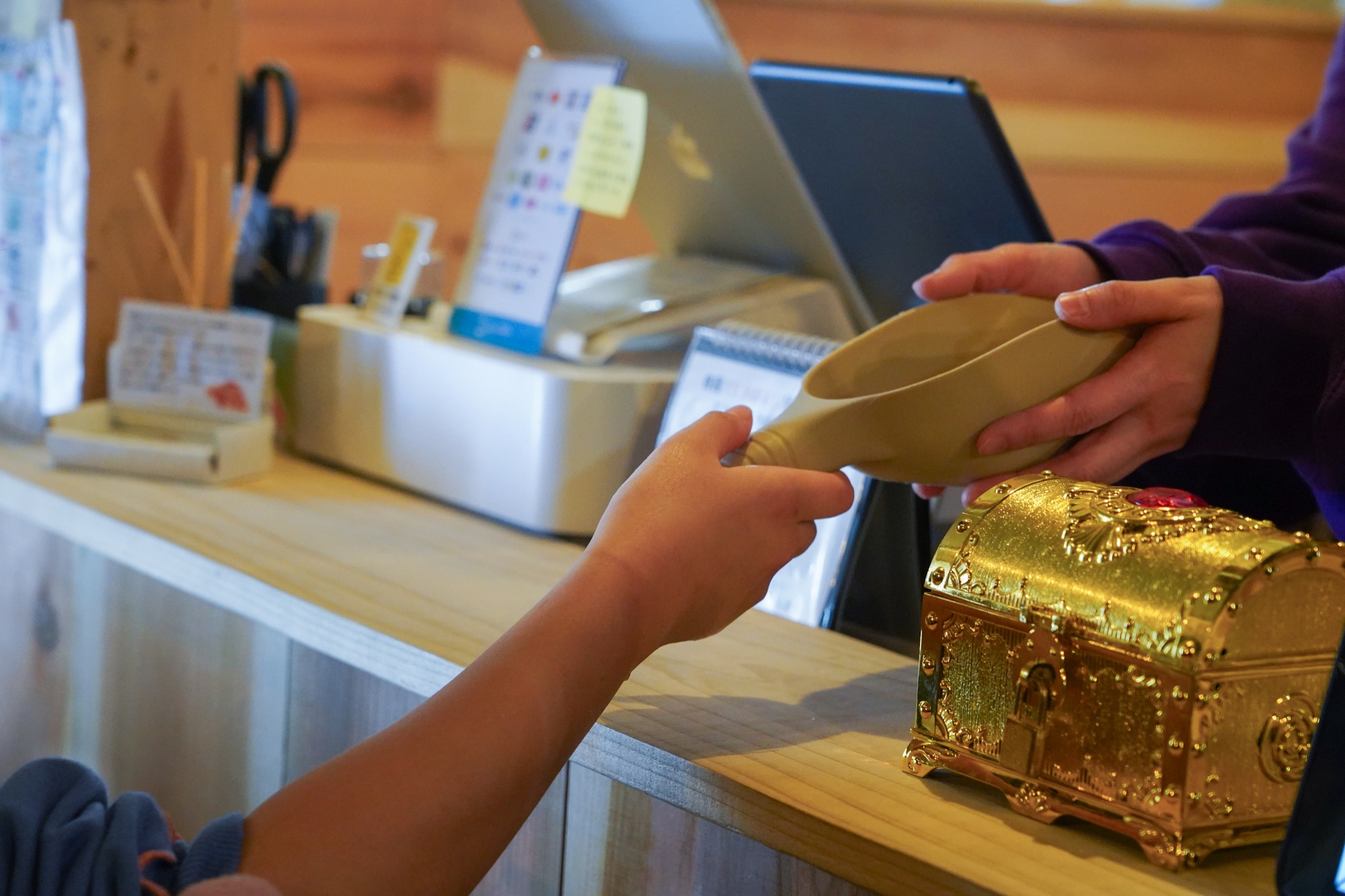 スコップやバケツは貸してくれるので手ぶらでok!