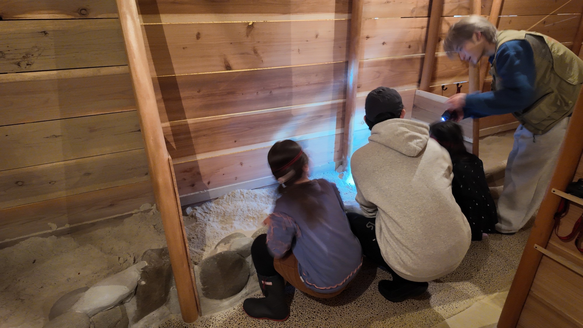 一区画3人まで一緒に入れます