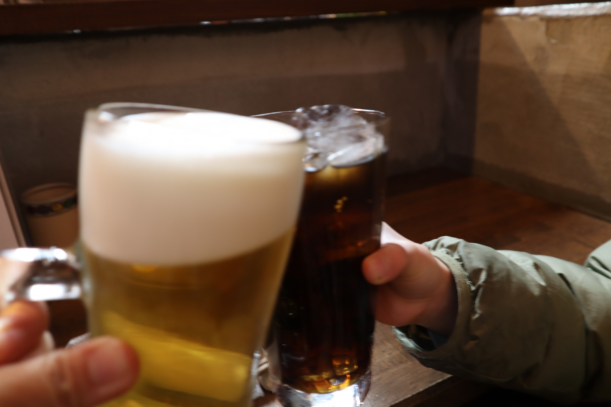 息子とカウンターっていいですよね。