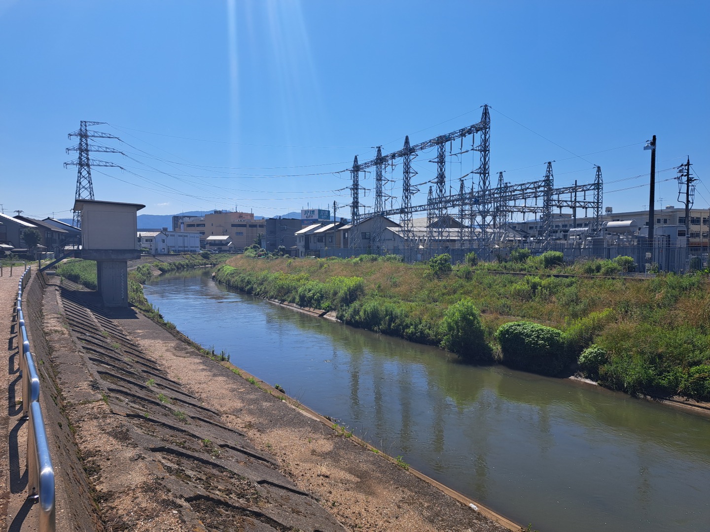 荒川の河川敷