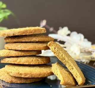 そば粉とオートミールのクッキー